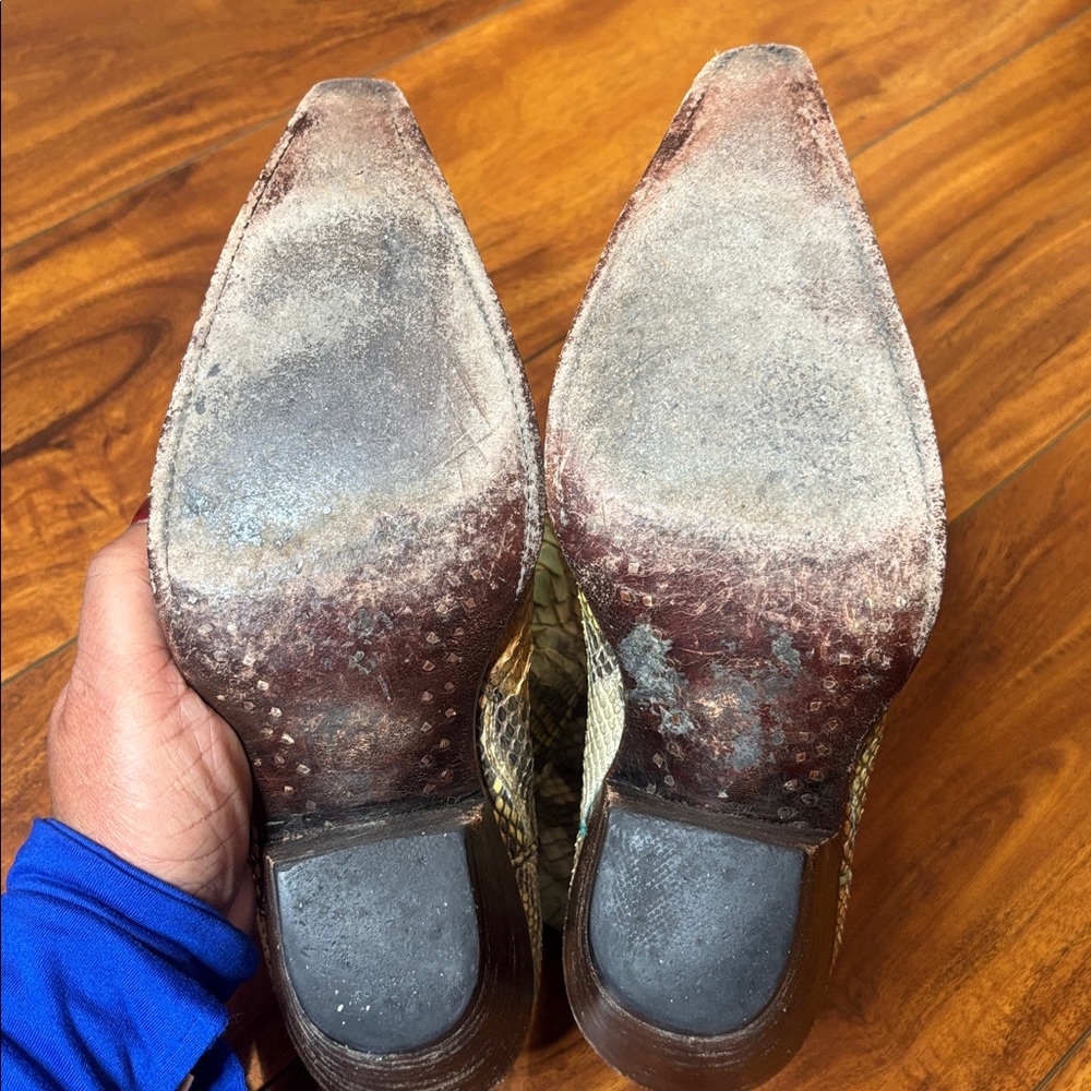 Old Gringo for BOOT STAR Hand Dyed Python Cowboy Boots! - Picture 7 of 12